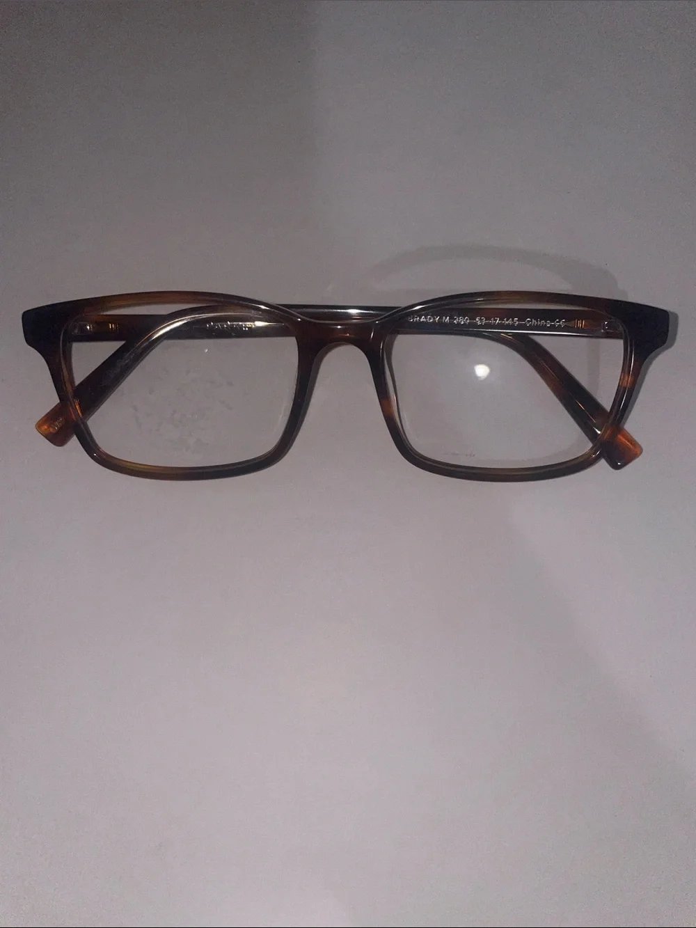 Warby Parker Brady sugar maple
